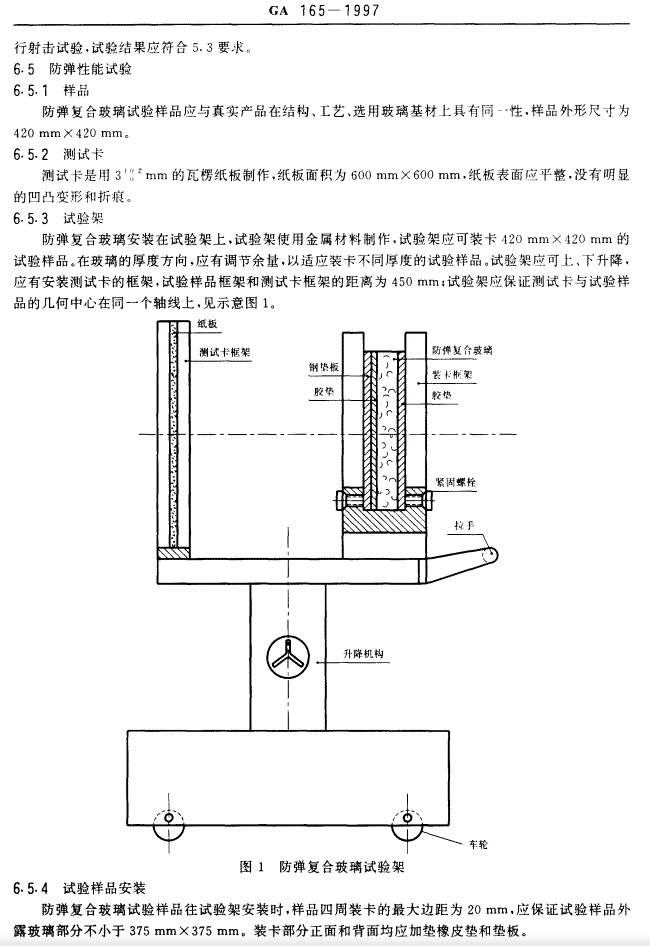 防彈玻璃檢測標(biāo)準(zhǔn)